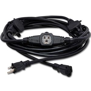 30' 6-Outlet 15 Amp Edison Stringer Cable