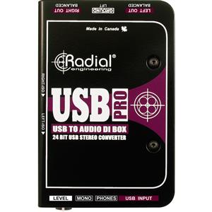 Radial USB Pro Stereo Direct Box